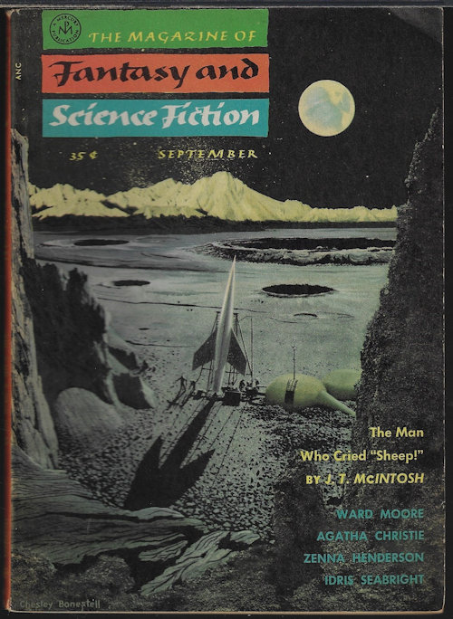 Image for The Magazine of FANTASY AND SCIENCE FICTION (F&SF): September, Sept. 1955 The Magazine of FANTASY AND SCIENCE FICTION (F&SF): September, Sept. 1955