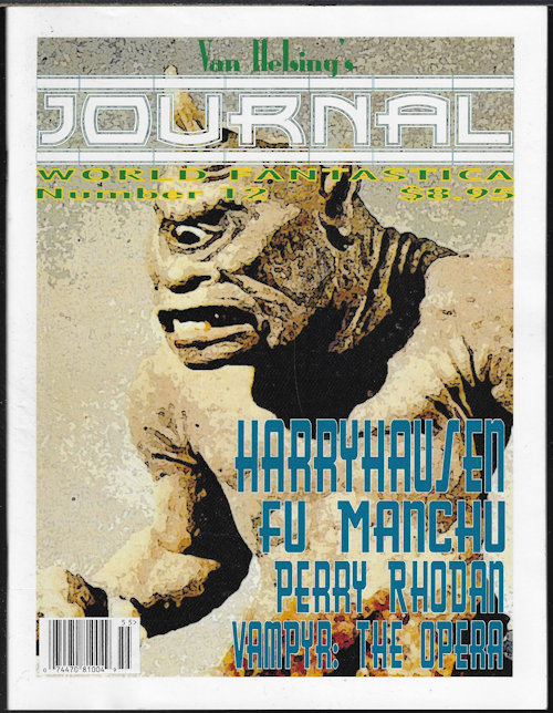 Image for VAN HELSING'S JOURNAL: No. 12, Spring 2011 (Fu Manchu; Vampyr; Perry Rhodan) VAN HELSING'S JOURNAL: No. 12, Spring 2011 (Fu Manchu; Vampyr; Perry Rhodan)