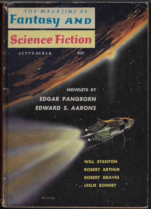 Image for The Magazine of FANTASY AND SCIENCE FICTION (F&SF): September, Sept. 1959 The Magazine of FANTASY AND SCIENCE FICTION (F&SF): September, Sept. 1959