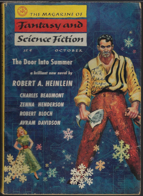 Image for The Magazine of FANTASY AND SCIENCE FICTION (F&SF): October, Oct. 1956 ( The Magazine of FANTASY AND SCIENCE FICTION (F&SF): October, Oct. 1956 (