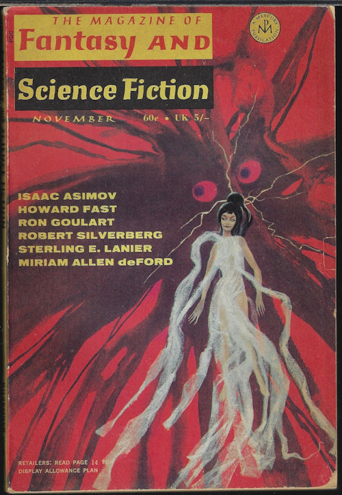 The Magazine of FANTASY AND SCIENCE FICTION (F&SF): November, Nov. 1969