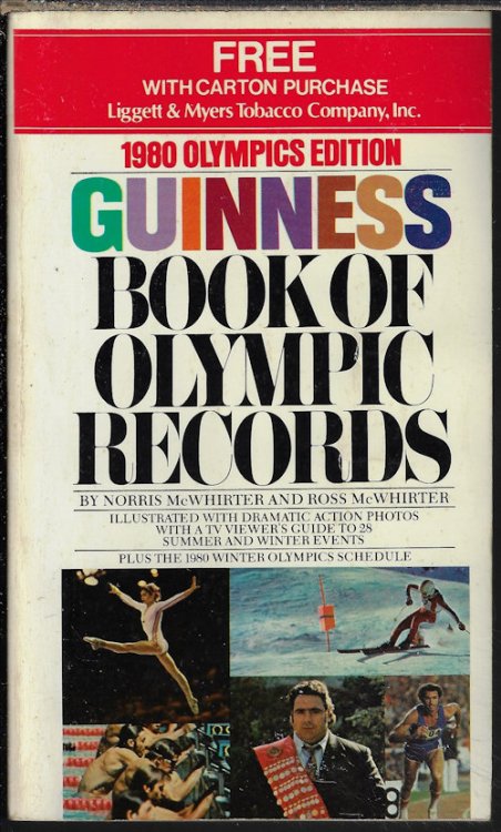 Image for GUINNESS BOOK OF OLYMPIC RECORDS; 1980 OLYMPICS EDITION GUINNESS BOOK OF OLYMPIC RECORDS; 1980 OLYMPICS EDITION