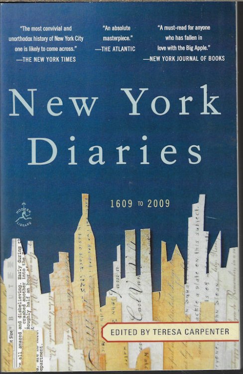 Image for NEW YORK DIARIES 1609 - 2009 NEW YORK DIARIES 1609 - 2009