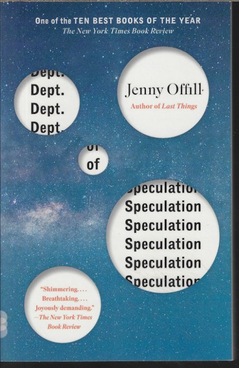 Image for DEPT. OF SPECULATION DEPT. OF SPECULATION