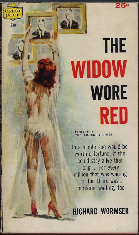 Image for THE WIDOW WORE RED (Orig. THE WIDOW WORE RED (Orig.