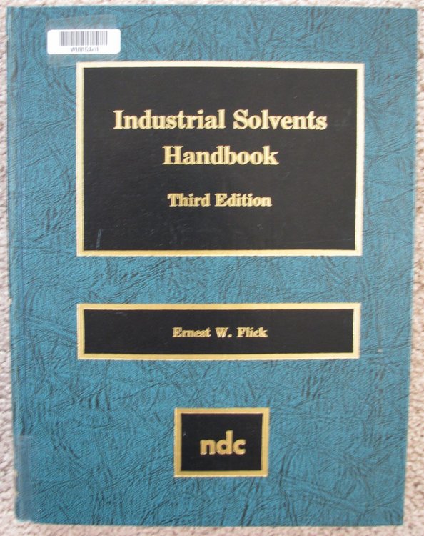 Image for Industrial Solvents Handbook, 3rd Edition Industrial Solvents Handbook, 3rd Edition