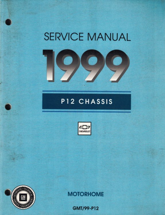1999 Chevrolet P12 Chassis Service Manual