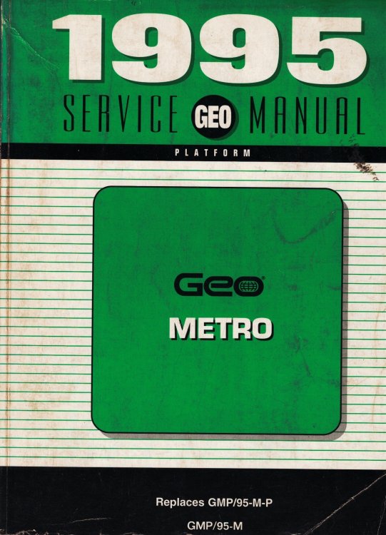 Image for 1995 GEO Platform - Geo Metro Service Manual 1995 GEO Platform - Geo Metro Service Manual