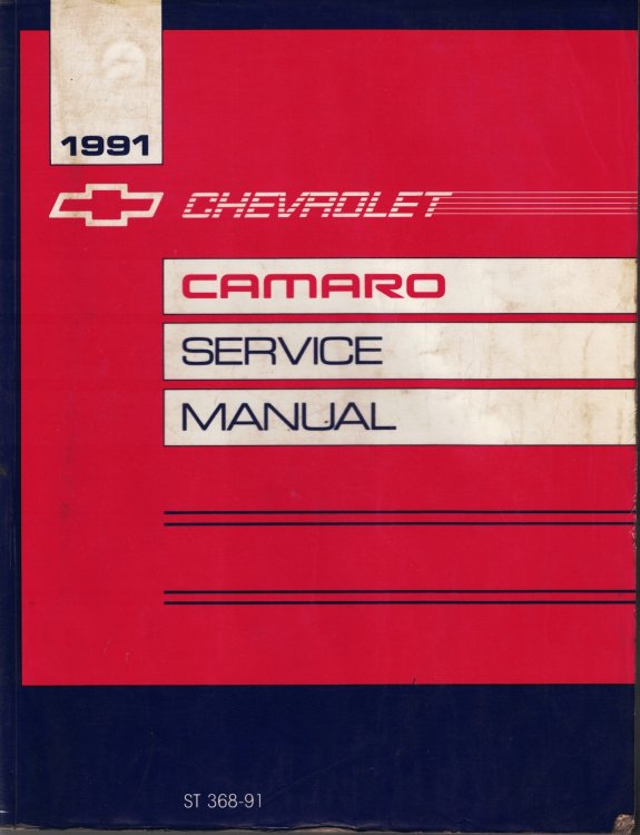 1991 Chevrolet Camaro Service Manual