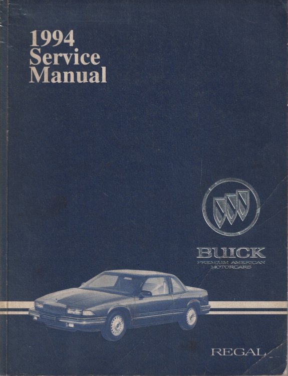 Image for 1994 Buick Regal Service Manual (2 volume set) 1994 Buick Regal Service Manual (2 volume set)