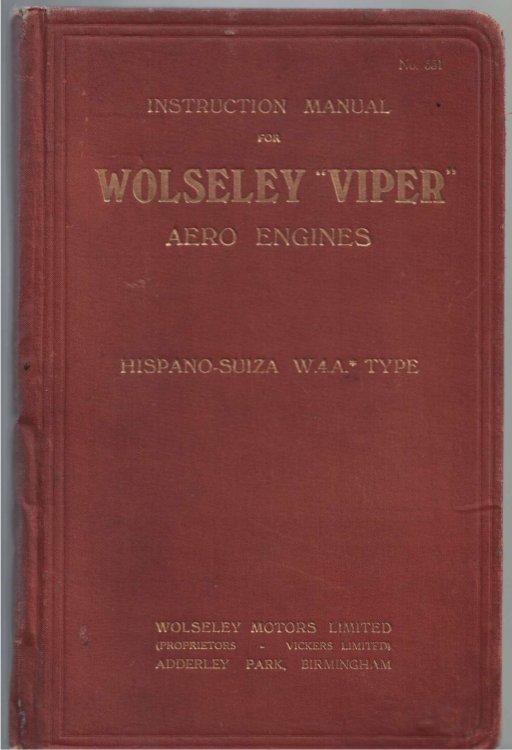 Image for Instruction Manual for Wolseley Instruction Manual for Wolseley