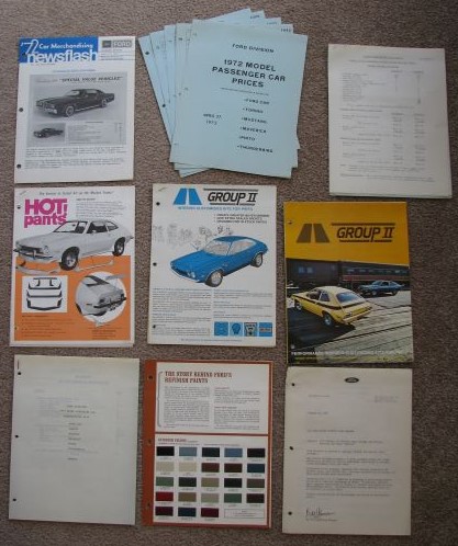 1972 Ford Marketing Corporation Pricing Information [Includes pricing information for 1972 Ford models, plus info on Value Packages, Options, Factory Customizing Kits, and VIN data]
