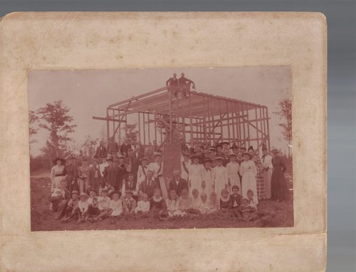 Vintage Photograph - Dells Dam Union Sunday School [Wisconsin] [circa 1897]