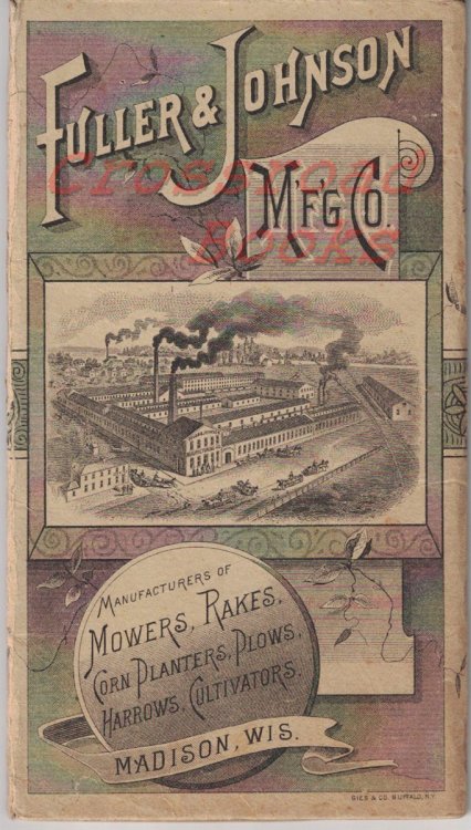 Image for Fuller & Johnson Mfg. Co. Farmers' Pocket Companion Fuller & Johnson Mfg. Co. Farmers' Pocket Companion