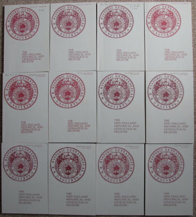 Image for The New England Historical and Genealogical Register (Includes three volumes in 12 quarterly issues: Volume CXLI, January/April/July/October, 1987; Volume CXLII, January/April/July/October, 1988; and Volume CXLIII, January/April/July/October, 1989 The New England Historical and Genealogical Register (Includes three volumes in 12 quarterly issues: Volume CXLI, January/April/July/October, 1987; Volume CXLII, January/April/July/October, 1988; and Volume CXLIII, January/April/July/October, 1989