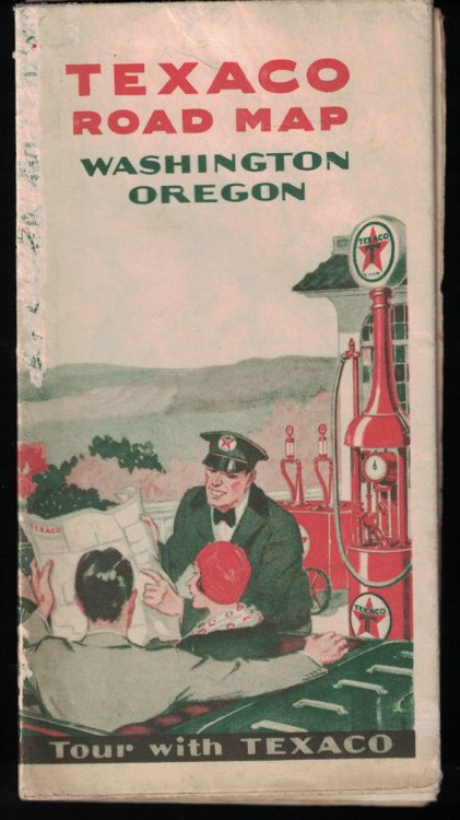 Texaco Road Map: Washington Oregon