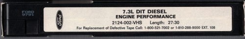 Ford 7.3L DIT Diesel Engine Performance [VHS]