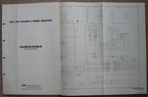 1987 [Ford] Car Vacuum & Wiring Diagrams: Ford Taurus / Mercury Sable [Loose Leaf]