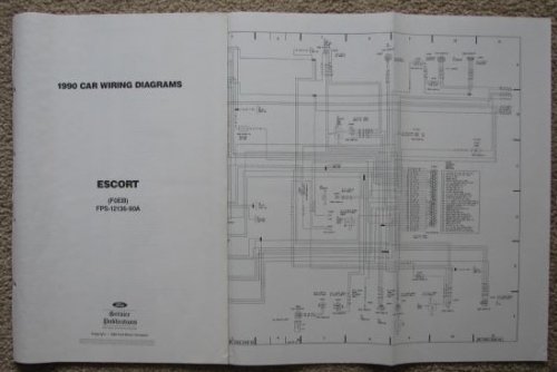 1990 [Ford] Car Wiring Diagrams: Ford Escort (F0EB) [Loose Leaf]