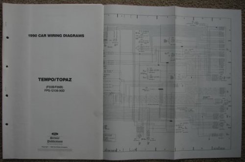 1990 [Ford] Car Wiring Diagrams: Ford Tempo, Mercury Topaz (F03B/F06B) [Loose Leaf]