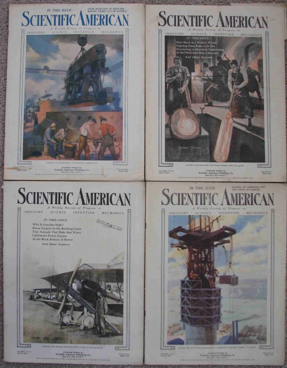 Image for Scientific American, A Weekly Review of Progress; Includes four issues for April 1920 (April 3, April 10, April 17, and April 24) Scientific American, A Weekly Review of Progress; Includes four issues for April 1920 (April 3, April 10, April 17, and April 24)