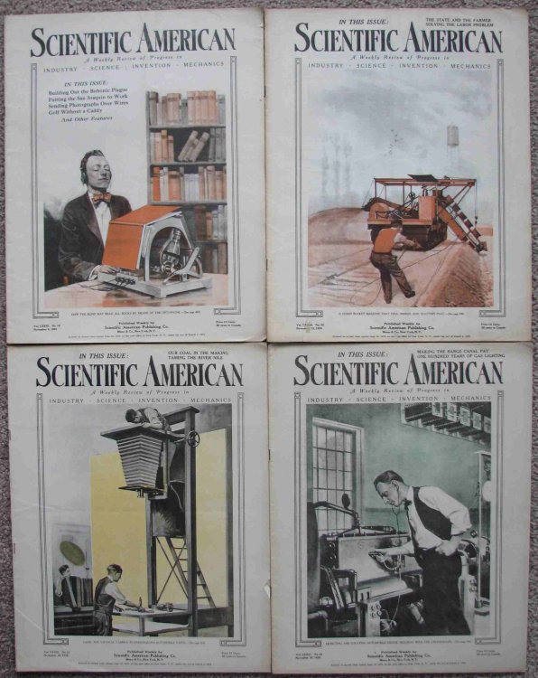 Image for Scientific American, A Weekly Review of Progress; Includes four issues for November 1920 (November 6, November 13, November 20, and November 27) Scientific American, A Weekly Review of Progress; Includes four issues for November 1920 (November 6, November 13, November 20, and November 27)