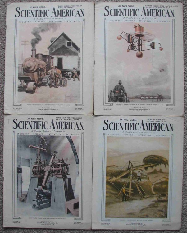 Image for Scientific American, A Weekly Review of Progress; Includes four issues for August 1921 (August 6, August 13, August 20, and August 27) Scientific American, A Weekly Review of Progress; Includes four issues for August 1921 (August 6, August 13, August 20, and August 27)