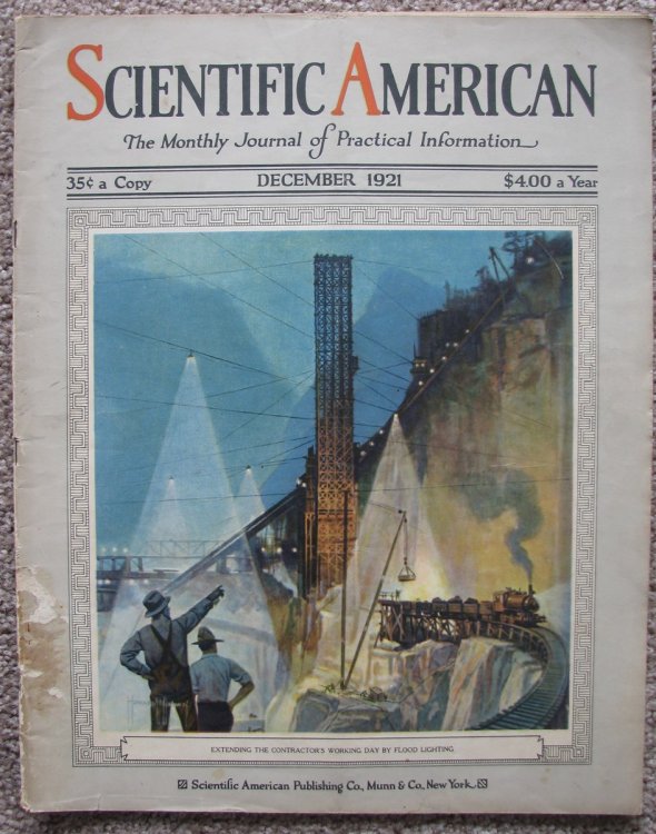 Image for Scientific American, A Monthly Journal of Practical Information; December, 1921 Scientific American, A Monthly Journal of Practical Information; December, 1921