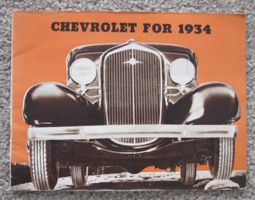 Chevrolet for 1934 [acquired at the 1933-34 Chicago World's Fair]