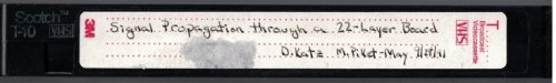 Signal Propagation through a 22-Layer Board [VHS Videotape] [Cray Research]