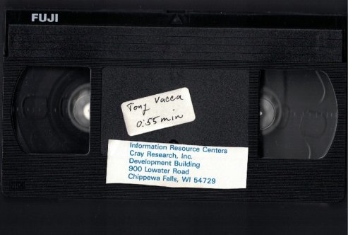 Supervisory Symposium 1990: Tony Vacca - Creativity and New Technology [VHS Videotape] [Cray Research]