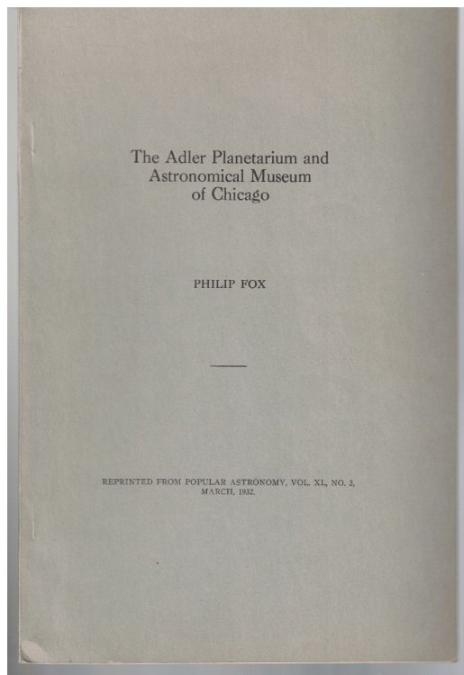 Image for The Adler Planetarium and Astronomical Museum of Chicago The Adler Planetarium and Astronomical Museum of Chicago