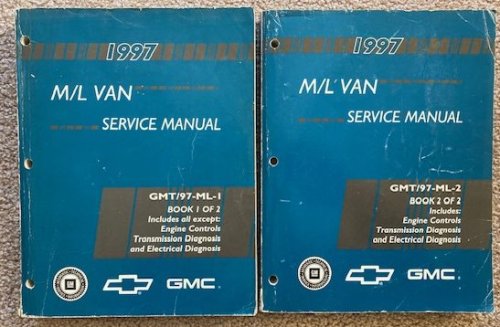 Image for 1997 Chevrolet, GMC M/L Van Service Manual (2 volume set) 1997 Chevrolet, GMC M/L Van Service Manual (2 volume set)