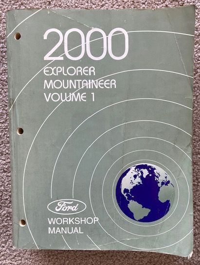 2000 Ford Explorer, Mercury Mountaineer Workshop Manual, Volume 1 [Powertain & Chassis]