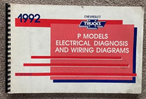 1992 Chevrolet Trucks P Models: Electrical Diagnosis And Wiring Diagrams [Manual]