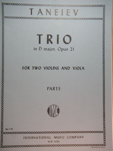 Trio in D Major, Op. 21