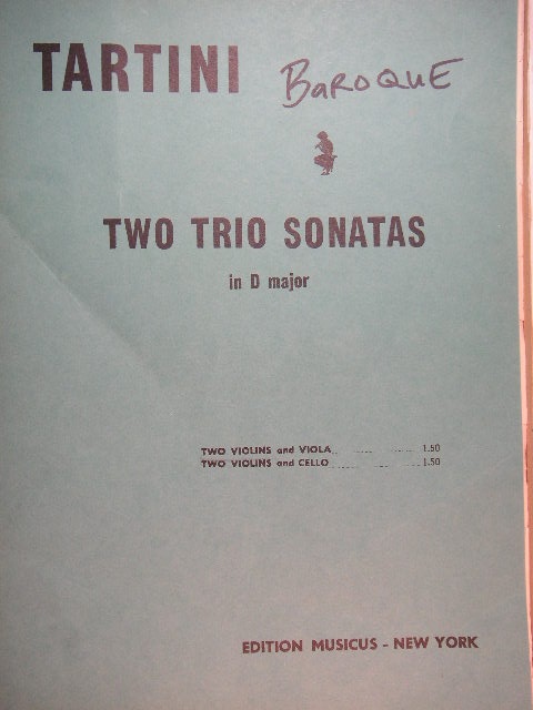 Two Trio Sonatas in D Major