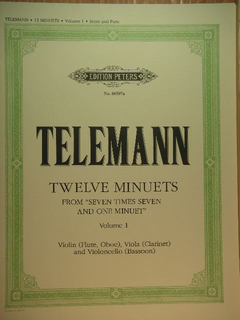 Twelve Minuets, Vol. 1