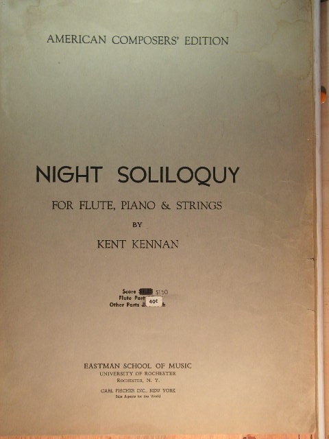 Night Soliloquy