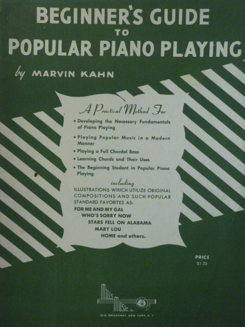COLLECTION: Five Volumes of Tutorials for Popular Piano Playing
