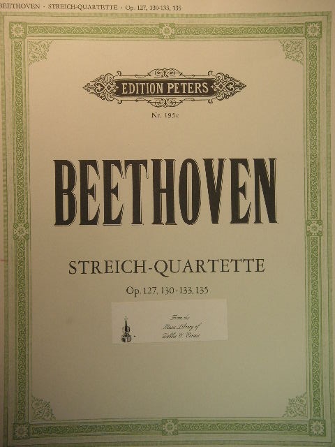 String Quartets Volume 3 (Op. 127, 130-133, 135) (Album)