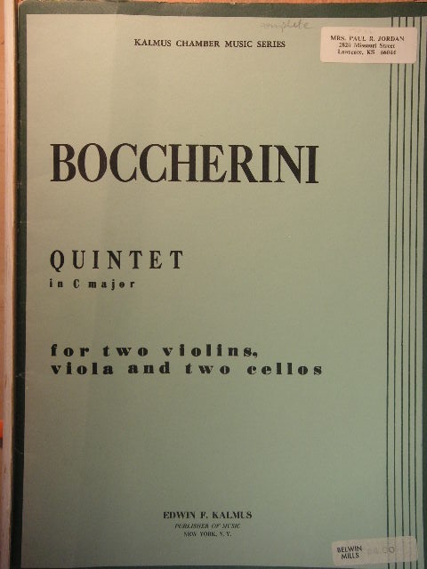 Quintet in C major