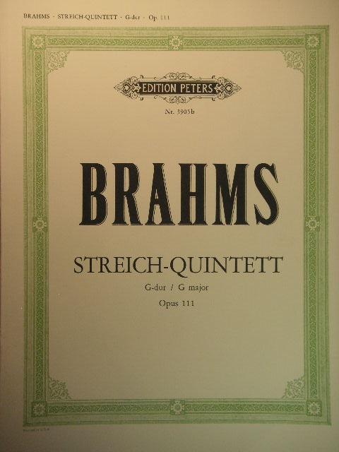 String Quintet in G major Op. 111
