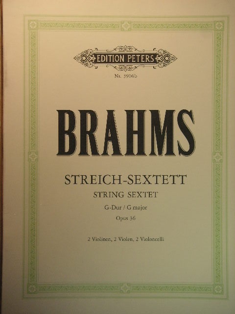String Sextet in G major Op. 36