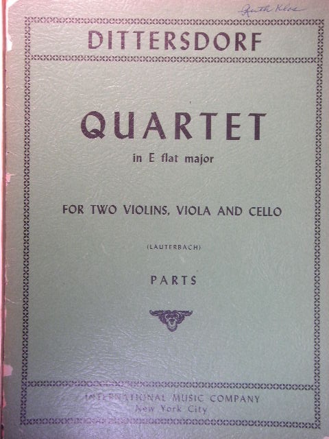 Quartet in E-flat major