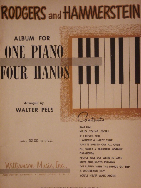 Rodgers and Hammerstein Album For One Piano/Four Hands