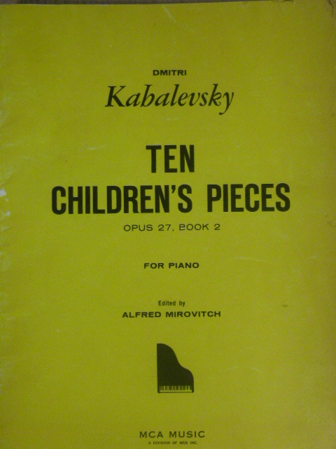 10 Children's Pieces Op. 27 Book 2