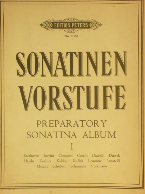 Sonatinen Vorstufe [Preliminary Sonatinas) Vol. 1