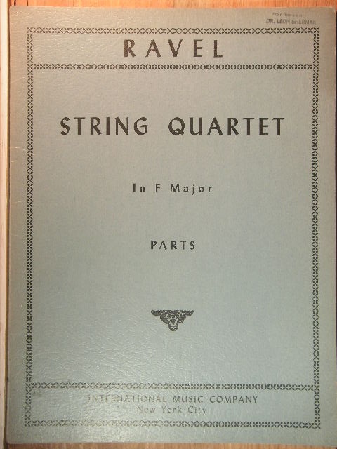 String Quartet in F major