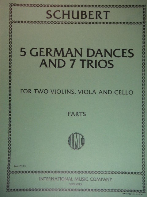 Five German Dances and Seven Trios D. 90